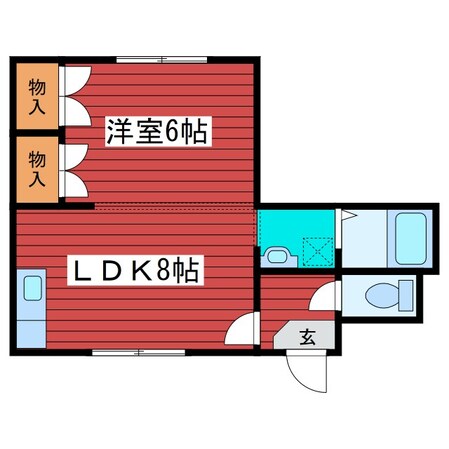 トーシンハイツ月寒の物件間取画像